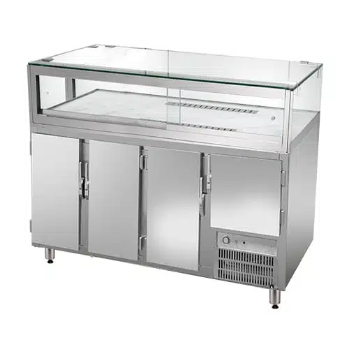 ثلاجة-عرض-رف-خدمة-زجاج-سطح-رخام-أمام-وطني-display-refrigerator200cm-alnasser-factories